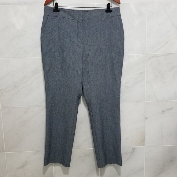 Ann Taylor Pants - Ann Taylor Curvy Houndstooth Ankle Pants High Rise